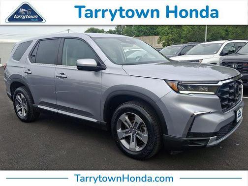 Modern Steel Metallic 2023 Honda Pilot AWD EX-L 8 Passenger