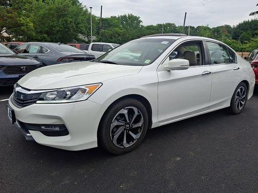 White Orchid Pearl 2017 Honda Accord EX-L