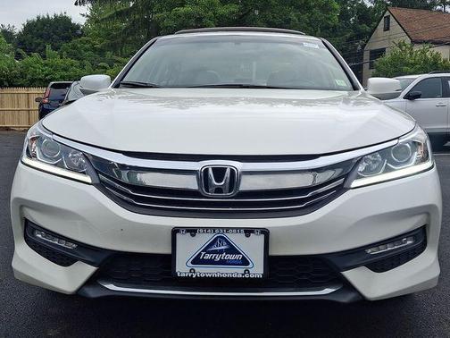 White Orchid Pearl 2017 Honda Accord EX-L