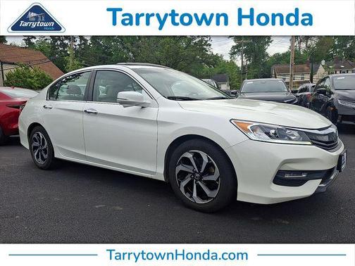 White Orchid Pearl 2017 Honda Accord EX-L