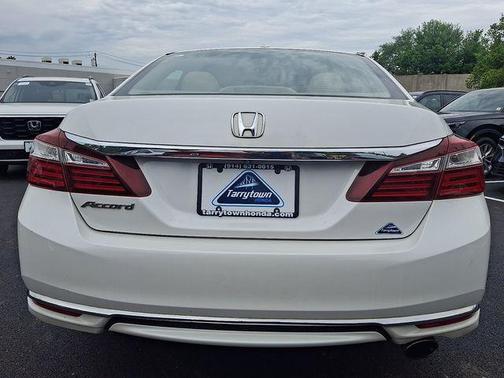 White Orchid Pearl 2017 Honda Accord EX-L