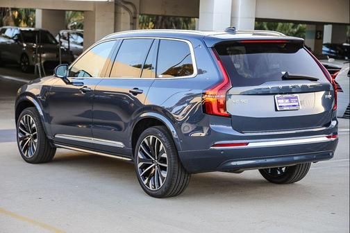 Denim Blue Metallic 2026 Volvo XC90 Plug-In Hybrid Ultra, T8 AWD, Electric/Gasoline, Bright, 7 Seats