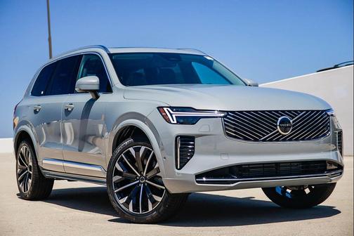 Vapour Grey Metallic 2026 Volvo XC90 Plug-In Hybrid Plus, T8 AWD, Electric/Gasoline, Bright, 6 Seats