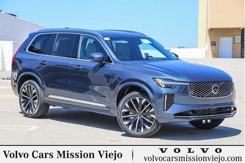 Denim Blue Metallic 2026 Volvo XC90 Plug-In Hybrid Ultra, T8 AWD, Electric/Gasoline, Bright, 7 Seats