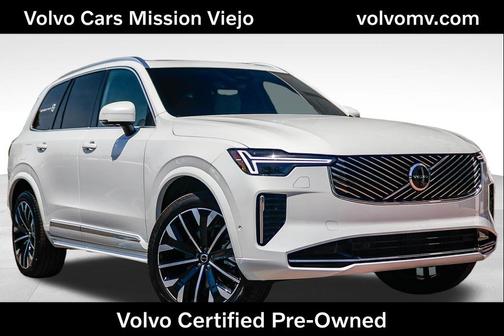 Crystal White Pearl 2026 Volvo XC90 Plus, B5 AWD Gas (mild hybrid), Gasoline, Bright, 7 Seats
