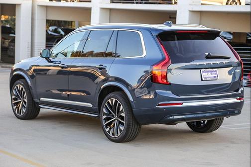 Denim Blue Metallic 2026 Volvo XC90 Plug-In Hybrid Plus, T8 AWD, Electric/Gasoline, Bright, 7 Seats