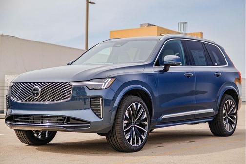 Denim Blue Metallic 2026 Volvo XC90 Plug-In Hybrid Ultra, T8 AWD, Electric/Gasoline, Bright, 7 Seats
