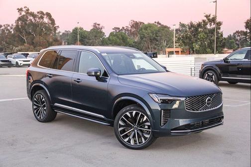 Denim Blue Metallic 2026 Volvo XC90 Plug-In Hybrid Plus, T8 AWD, Electric/Gasoline, Bright, 7 Seats