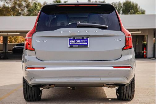Vapour Grey Metallic 2026 Volvo XC90 Plug-In Hybrid Ultra, T8 AWD, Electric/Gasoline, Bright, 7 Seats
