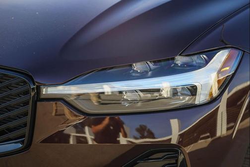 Mulberry Metallic 2026 Volvo XC60 Plug-In Hybrid Plus, T8 AWD Electric/Gasoline, Dark