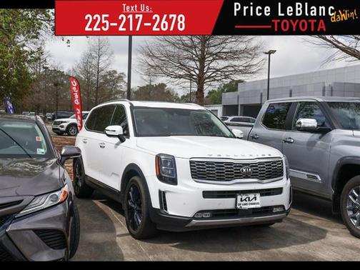 Glacial White Pearl 2021 Kia Telluride SX