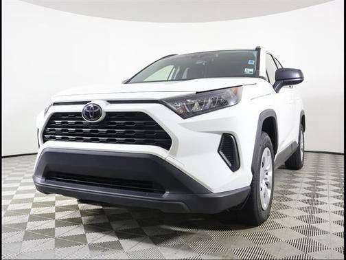 Super White 2021 Toyota RAV4 LE