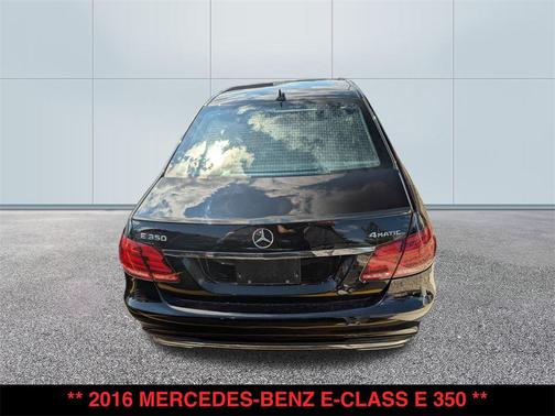 2016 Mercedes-Benz E-Class 4MATIC