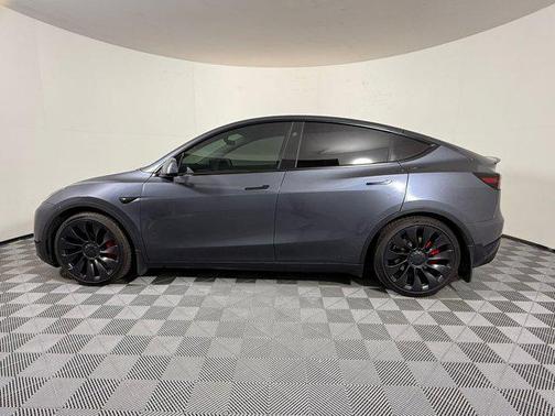 Gray 2023 Tesla Model Y Performance Dual Motor All-Wheel Drive