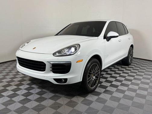 White 2017 Porsche Cayenne Platinum Edition