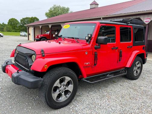 Firecracker Red 2017 Jeep Wrangler Unlimited Sahara