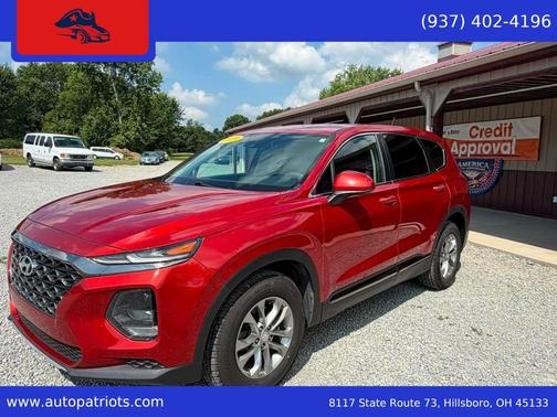 Red 2019 Hyundai SANTA FE SE 2.4