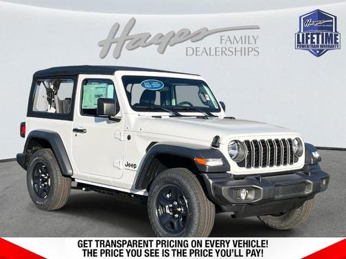 Bright White Clearcoat 2026 Jeep Wrangler Sport SUV