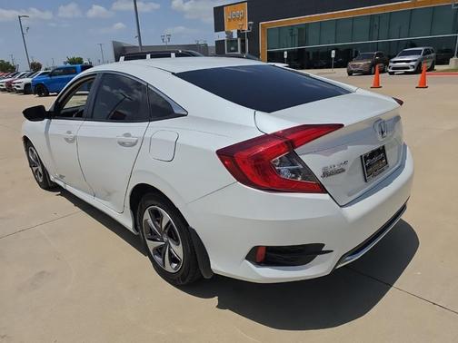White Orchid Pearl 2019 Honda Civic LX