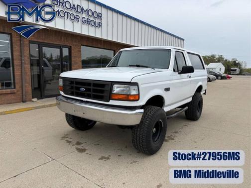 White 1994 Ford Bronco XL
