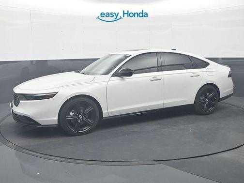 Platinum White Pearl 2026 Honda Accord Hybrid Sport-L