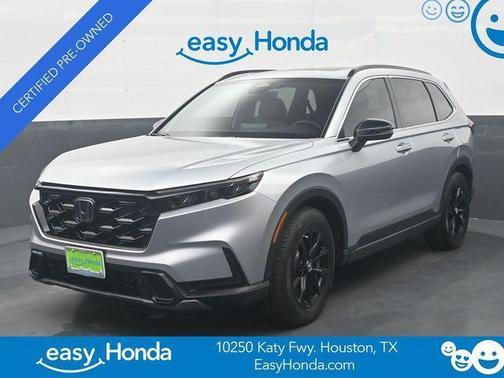 Solar Silver Metallic 2025 Honda CR-V Hybrid Sport-L SUV