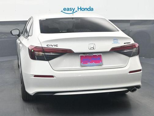 Platinum White Pearl 2026 Honda Civic Sport