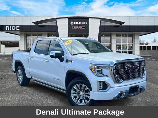 White Frost Tricoat 2019 GMC Sierra 1500 Denali