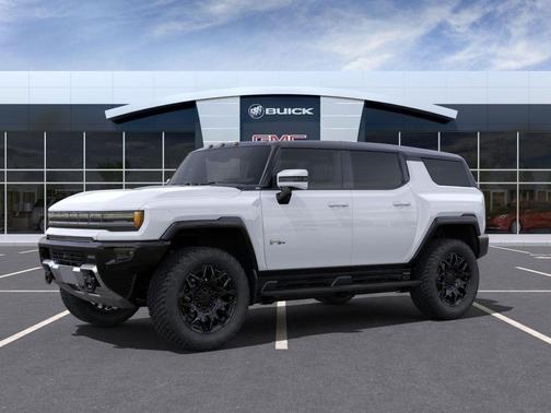 Interstellar White 2025 GMC HUMMER EV SUV 2X