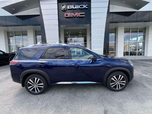 Deep Ocean Blue Pearl 2024 Nissan Pathfinder Platinum 4WD