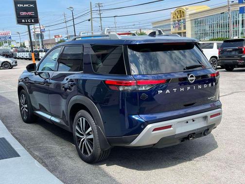 Deep Ocean Blue Pearl 2024 Nissan Pathfinder Platinum 4WD