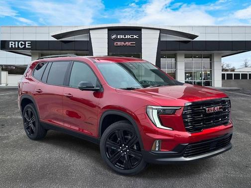 Volcanic Red Tintcoat 2026 GMC Acadia Elevation AWD
