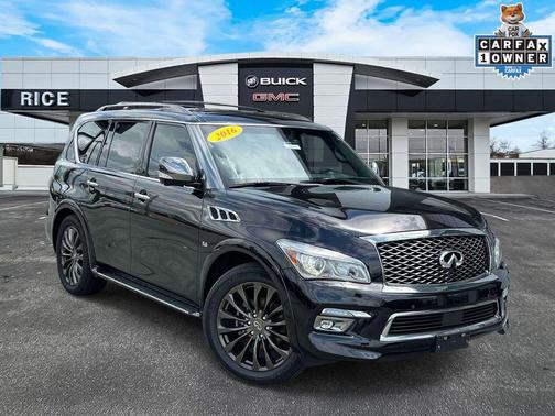 Imperial Black 2016 INFINITI QX80 Limited