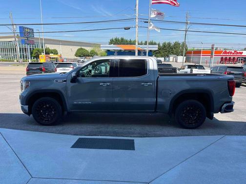 Satin Steel Metallic 2021 GMC Sierra 1500 SLT