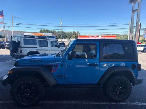 Hydro Blue Pearlcoat 2022 Jeep Wrangler Willys