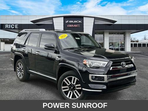 Midnight Black Metallic 2021 Toyota 4Runner Limited