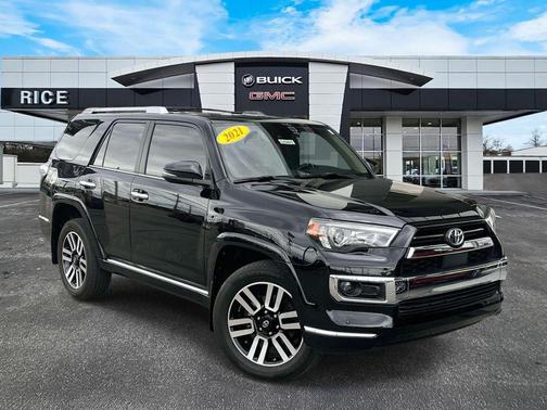Midnight Black Metallic 2021 Toyota 4Runner Limited