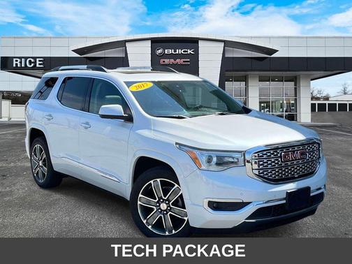 White Frost Tricoat 2017 GMC Acadia Denali