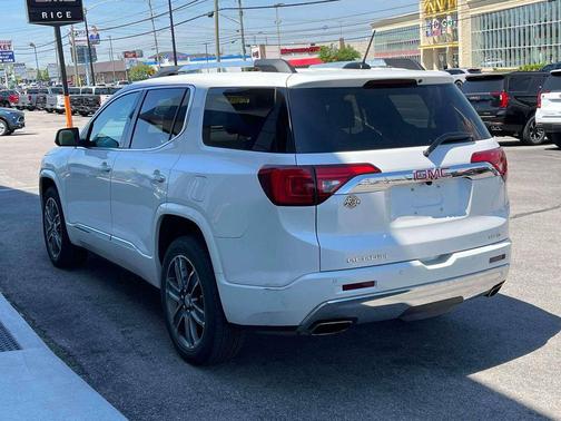 White Frost Tricoat 2017 GMC Acadia Denali