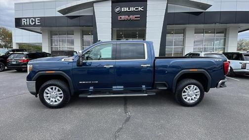 Pacific Blue Metallic 2021 GMC Sierra 2500 SLT