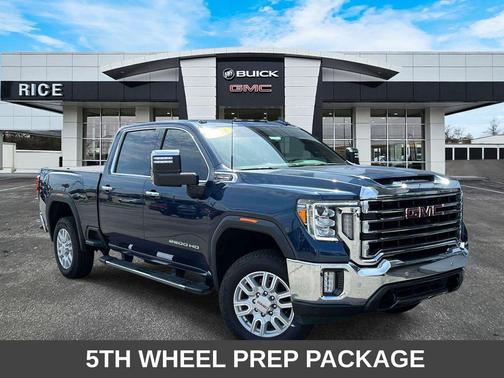 Pacific Blue Metallic 2021 GMC Sierra 2500 SLT