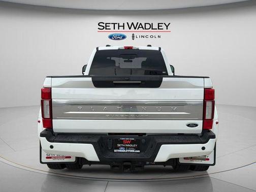 Star White Metallic Tri-Coat 2020 Ford F-450 Platinum