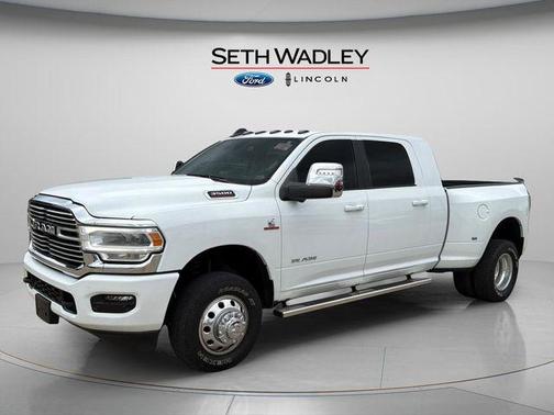 Bright White Clearcoat 2024 RAM 3500 Laramie Mega Cab 4x4 6'4' Box