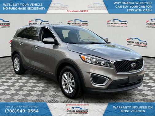 Titanium Silver 2017 Kia Sorento LX