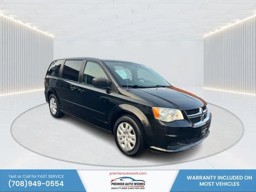 Brilliant Black Crystal Pearlcoat 2014 Dodge Grand Caravan AVP/SE