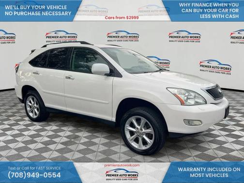 Crystal White 2008 Lexus RX 350 Base