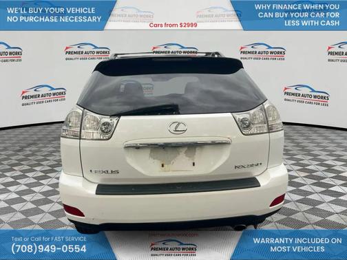 Crystal White 2008 Lexus RX 350 Base