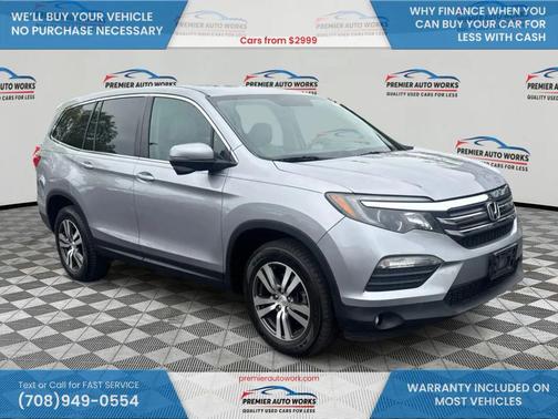 Lunar Silver Metallic 2017 Honda Pilot EX-L