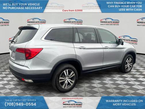 Lunar Silver Metallic 2017 Honda Pilot EX-L