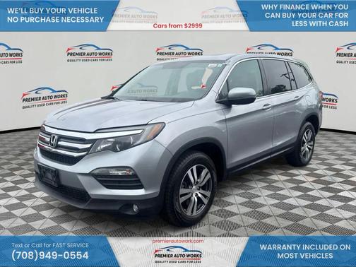 Lunar Silver Metallic 2017 Honda Pilot EX-L